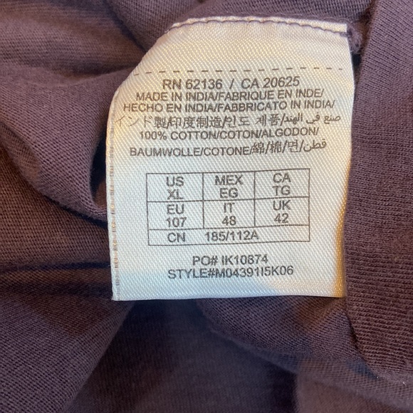 GUESS Men’s Purple Graphic Short Sleeve T-shirt XL - Picture 4 of 4